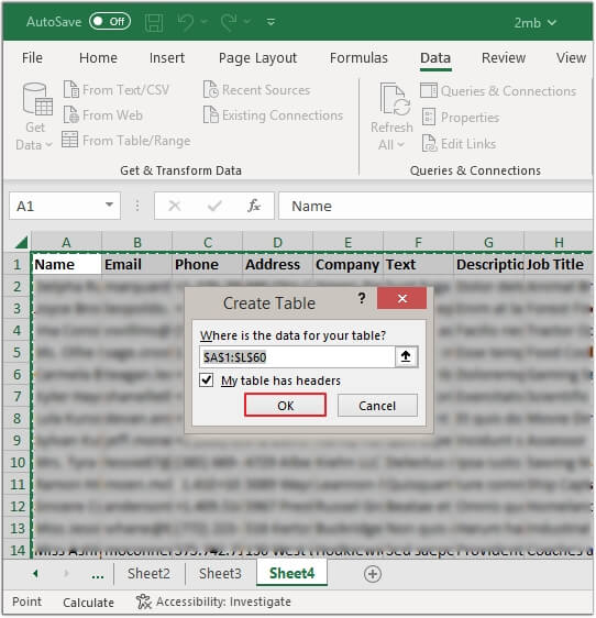 Move the data into Power Query 