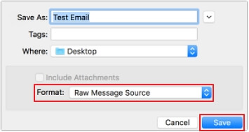 Provide the name in the Save As field