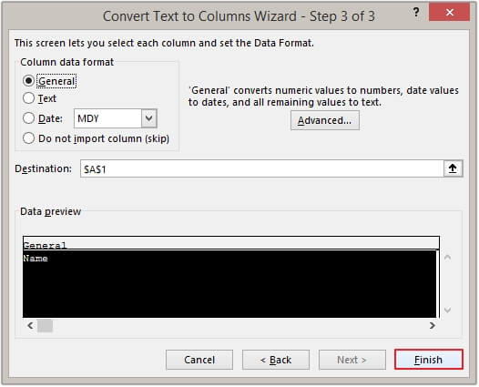 select Split to rows 