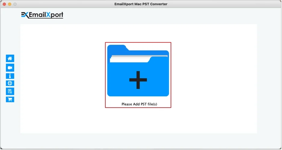 Upload Mac PST file to convert