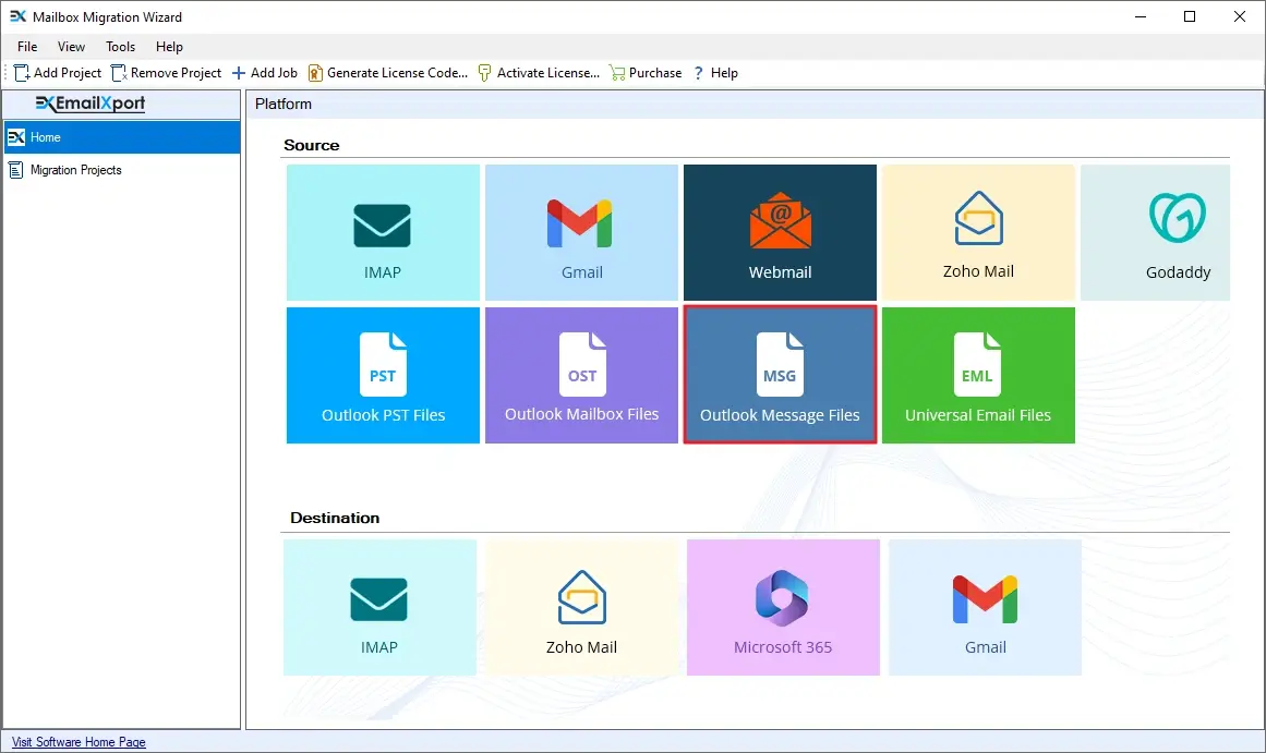 MSG to Office 365 Migration
