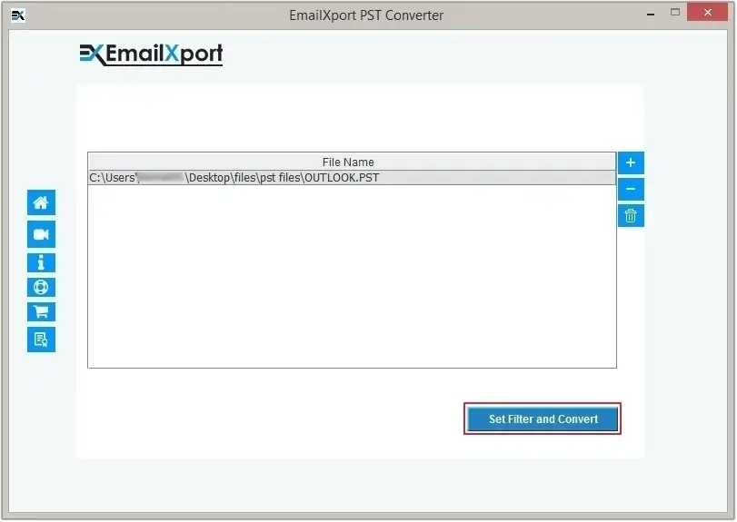 Set Filter and Convert