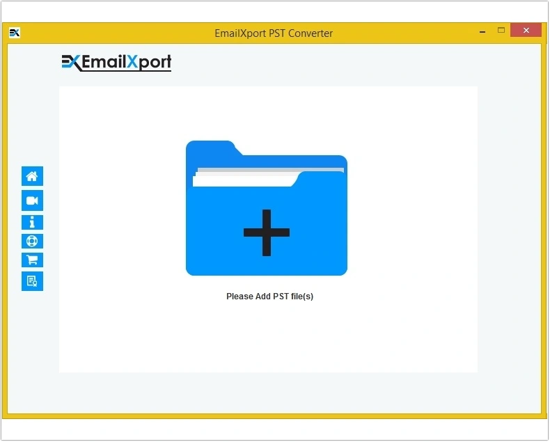 emailxport pst converter tool interface